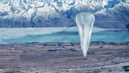 >Wrinkled and skinny at first, the translucent, jellyfish-shaped balloons that Google released this week from a frozen field in the heart of New Zealand's South Island hardened into shiny pumpkins as they rose into the blue winter skies above Lake Tekapo, passing the first big test of a lofty goal to get the entire planet online.