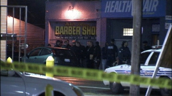 ... the shooting outside Als Barber Shop in Detroit. (MyFoxDetroit.com
