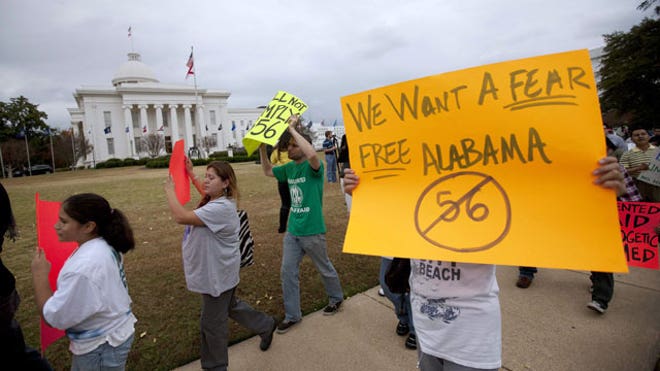 Ala. Immigration Protest