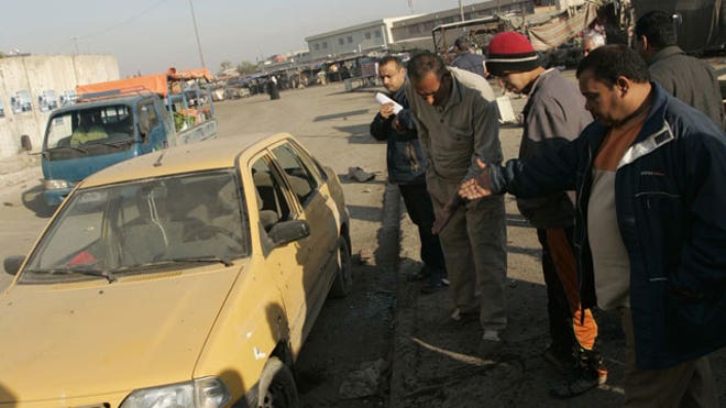 Baghdad Bombings Car