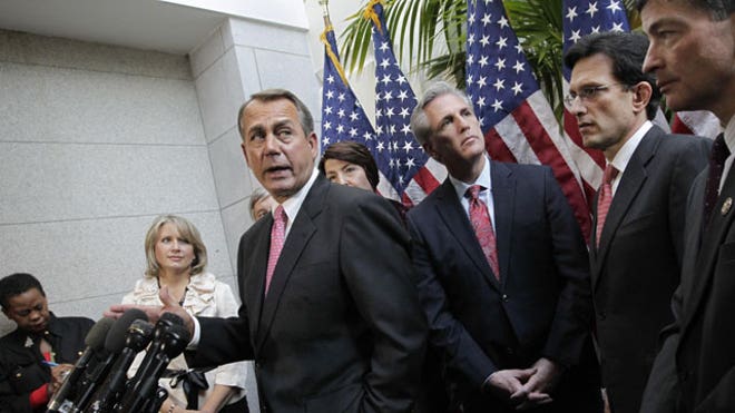 Boehner With GOP leaders
