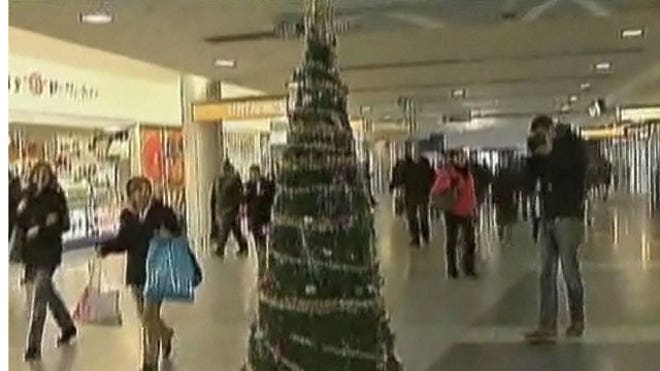 Human Christmas Tree