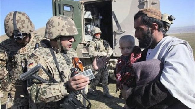 NATO medic with afghan