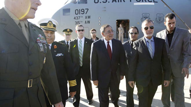 Panetta in Libya