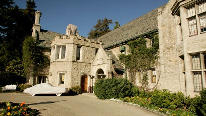 Playboy Mansion Front Entrance in Los Angeles