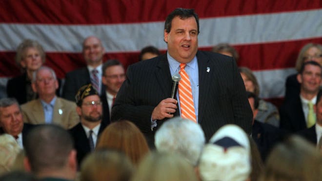 chris christie town hall