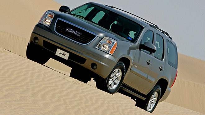 GMC in desert