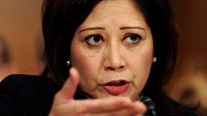Labor Secretary Hilda Solis