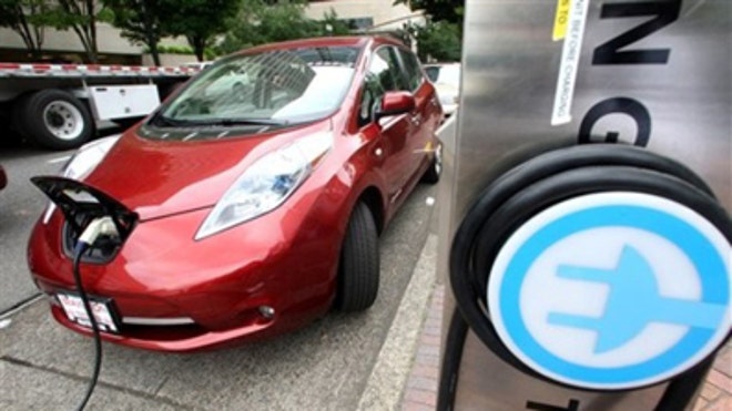 Nissan Leaf Charging Station