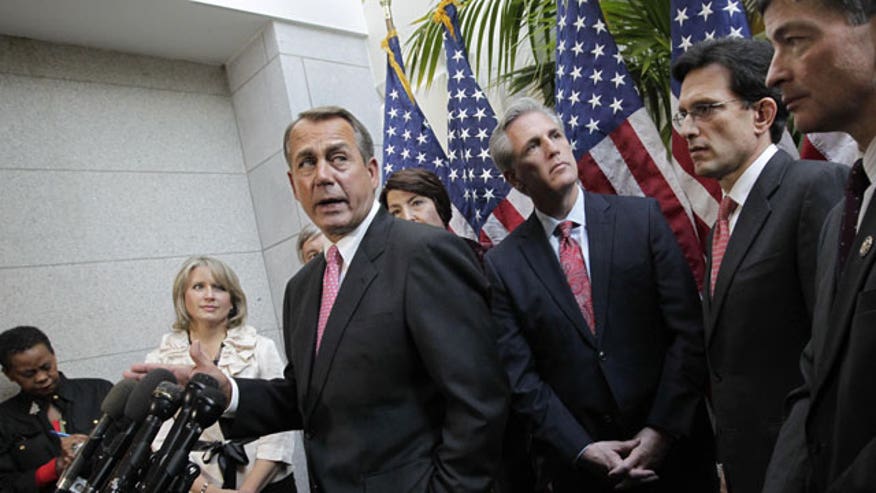 Boehner With GOP leaders