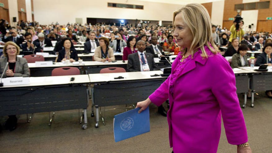 Hillary Clinton Walking