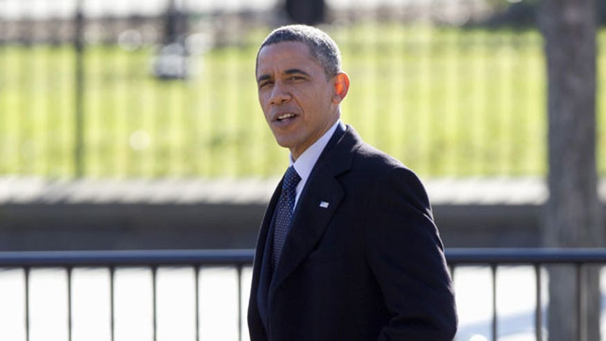 Obama Walking Outside