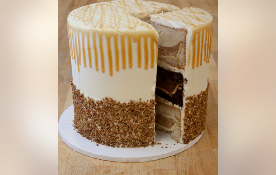 Pumpecapple Piecake The turducken of cakes lives up to the hype Fox News
