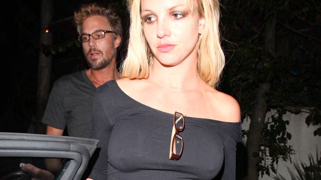 Britney Spears and Jason Trawick