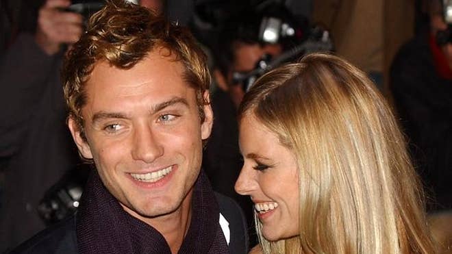 Sienna Miller and Jude Law