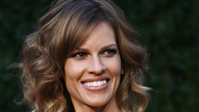 Hilary Swank With Makeup