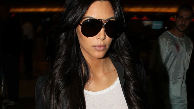 Kim Kardashian Somber
