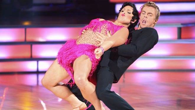 Ricki Lake Performing DWTS 640