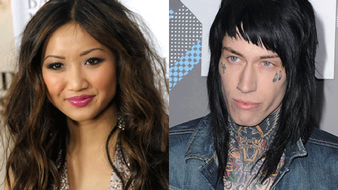 brenda trace 640 AP Trace Cyrus the rocker older brother of Miley Cyrus 