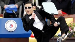 >South Korean Internet users were more interested Friday in PSY's new song than North Korea: 
