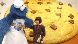 Funding for clinical cancer trials and other life-saving research under the National Institutes of Health was cut off in response to the government slimdown, but it looks like the cookie monster will still be knee deep in chocolate chips (or is it carrots now?)