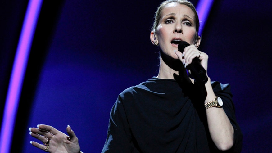 Celine Dion Rehearses