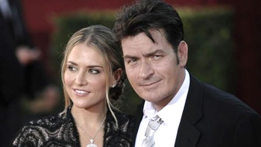 Charlie Sheen and Brooke Mueller