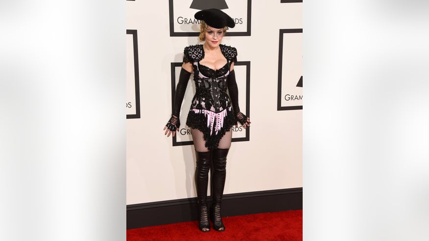 Madonna Wears Risque Outfit At Grammys Shows Off Her Thong Fox News