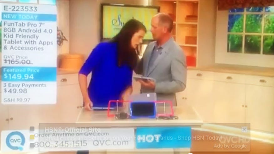 Qvc Host Clutches Chest And Falls Into Co Host On Air He Keeps Right