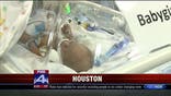 A hospital official says three of the premature sextuplets born last month in Houston are now breathing on their own