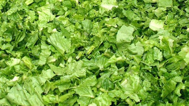 chopped romaine lettuce