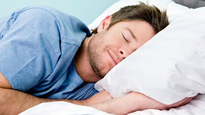 sleeping man