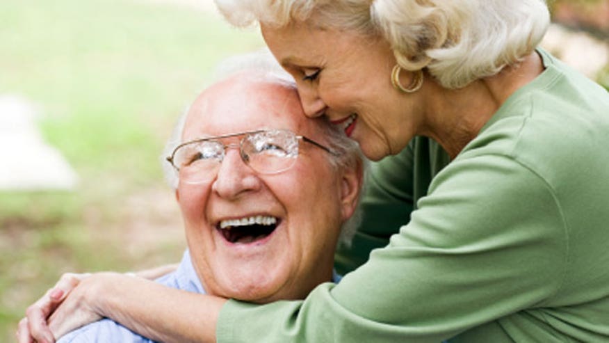 happy elderly