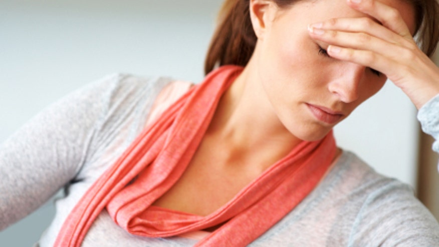 Depressed woman