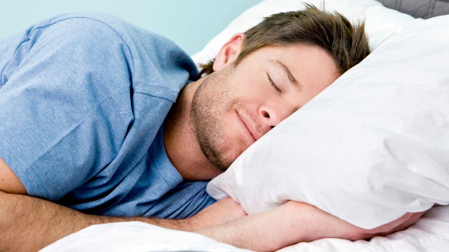 sleeping man