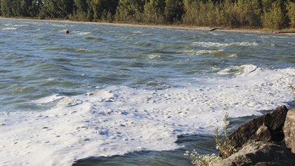 Toxins from blobs of algae on western Lake Erie are infiltrating water treatment plants along the shoreline, forcing cities to spend a lot more money to make sure their drinking water is safe.
