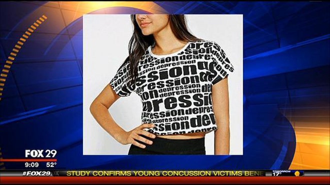 Urban Outfitters pulls â€˜depressionâ€™ shirt from stores