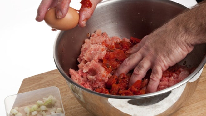 Ground turkey in a bowl iStock
