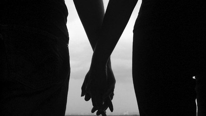 teens holding hands