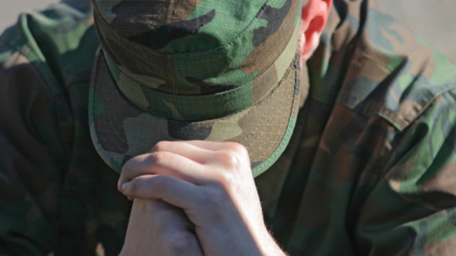 depressed soldier