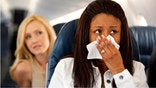 We give you some tips for how to avoid spreading or catching the flu when you're up in the air.