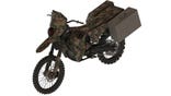 Rotary-powered hybrid military motorcycle can run on diesel or gas