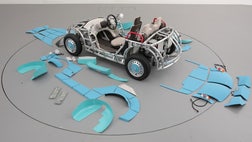 Some assembly is definitely required for this one.
