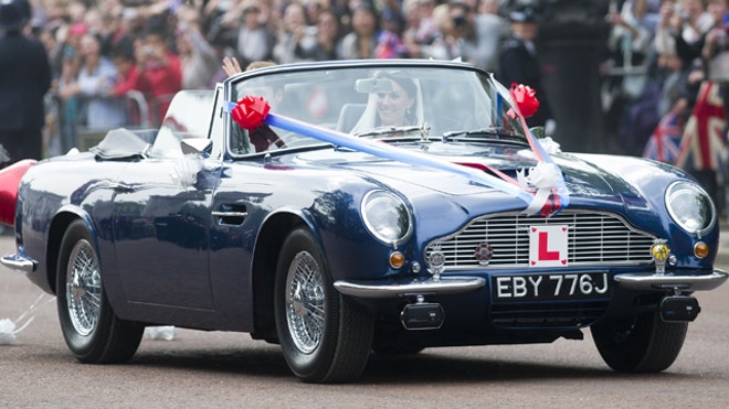 Will and Kate's Aston Martin