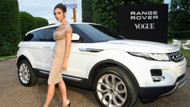 Victoria Beckham Range Rover Evoque