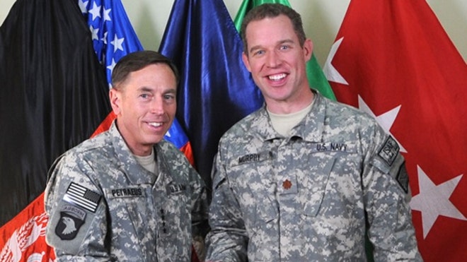 Morgan Murphy with General David Patraeus