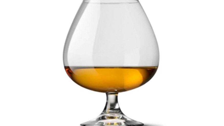 Cognac in a glass