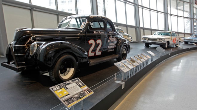 Nascar's first winning car
