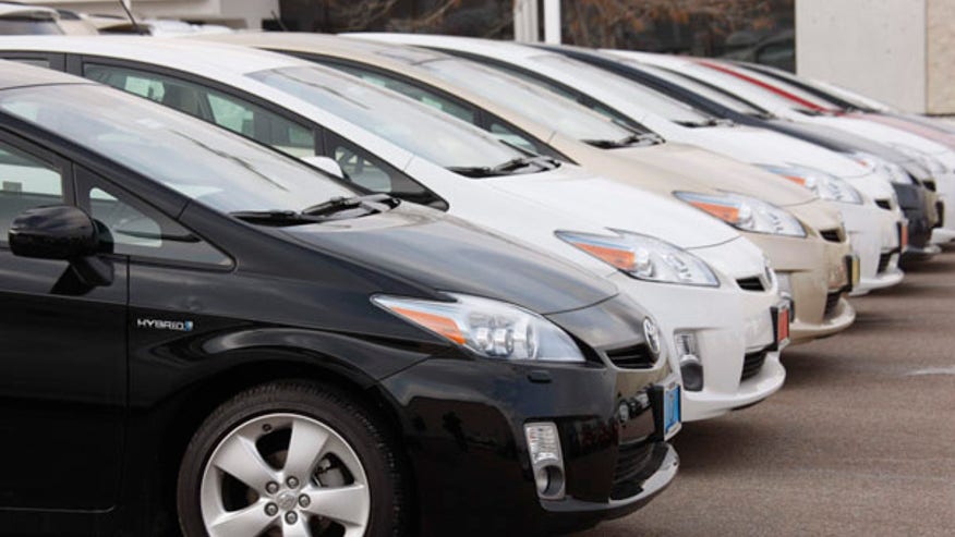 Fleet of Toyotas