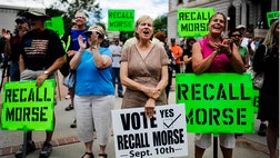 >Federal legislation expanding background check requirements for gun buyers fell five votes short in the Senate in April, despite political momentum from last December's massacre at a Connecticut elementary school. 